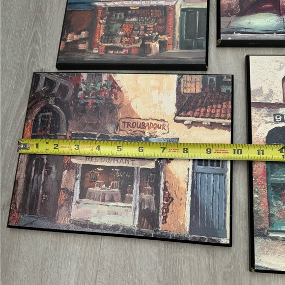 Italian Tuscany Themed Decor - frames, coasters, candles, plates, wine scarves - Picture 5 of 12